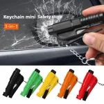 Compact 3 in 1 Car Safety Hammer, Window Breaker & Seat Belt Cutter, Emergency Rescue (New)