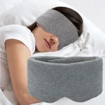 1 Cotton Sleep Mask Soft Breathable Sleeping Eye Cover Adjustable Eyeshade Blinder Blindfold (New)