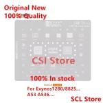 Amao SAM16 Exynos 1280 E8825 850 3830 CPU SPU13P SPU14P SM5714 77098B BGA Reballing Stencil for A33/A53/A536/A13/A21S/F13/M33 (New)