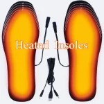 USB Heated Insoles Shoe Electric Foot Warming Pad Feet Warmer Sock Pad Mat (New)