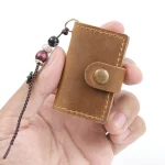 Cute Tiny Leather Notebook Mini Pocket Notepad Travel Sketchbook Planner Diary Retro Cowhide (New)