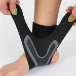 1  Ankle Brace Support Compression Sleeve Elastic Foot Bandage Protective Wrap Sports (New)