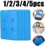 1 5 Portable Ice Pack Reusable Set Long Period Of Time Keep For Office (New)