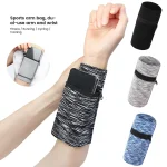 Zipper Running Bags Lightweight Wrist Wallet Pouch for Phone Key Card Sweatband Gym (New)