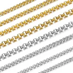 1 Meter 2 4mm Stainless Steel O line Small Round Necklace Chain for DIY Body (New)