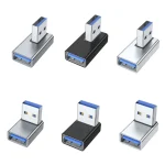 90 Degree Left Right Up Down Angled USB 3 A (New)