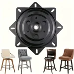 Heavy Duty Chair Swivel Base 6" 4", 360Â° Rotating, Smooth Mechanism   Perfect for Bar (New)