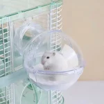 Hamster Bathroom Hamster Toilet Mouse Gerbille Pet Cage Box Bath Sand Room Toy (New)