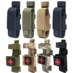MOLLE Nylon Tourniquet Pouch Holder Flashlight Pouch Torch Holder Case Outdoor Hunting Knife (New)