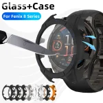 Glass Case Garmin Fenix 8 43/47/51MM AMOLED SOLAR Glass Screen (New)