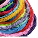 1mm 24M Braided Elastic Cord Beading Threads Stretch String Fabric Crafting Cords for (New)