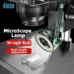 2UUL MS96 Microscope Lamp With LED Ring Lllumination Suitable for (New)