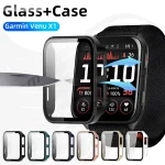 Glass Case Garmin Venu X1 Tempered Glass Screen Protector & (New)