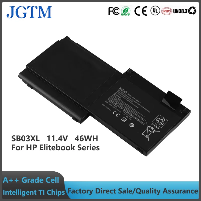 S4ef255334b554fb3b45f0885a4fe0d6b8.webp JGTM 11.4V 46Wh/3300mAh SB03 SB03XL Battery HP Elitebook 720 725 G1 (New) - Image 1