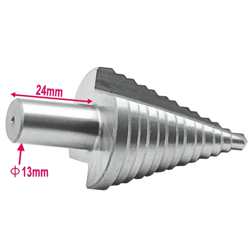 S4ef7340f1dc04009872bd00c392787a5Q 5 35MM High Speed Steel Step Drill Bit Wood Metal Drilling Bit HSS Power (New) - Image 1