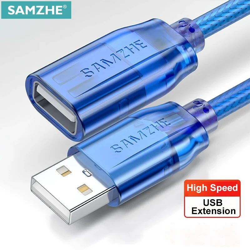 S4f233ceca8034841988affe50074457dP SAMZHE USB 2 Extension Cable USB To USB Cable 2 (New) - Image 1