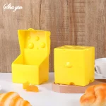 Clamshell Cheese Box, Household Kitchen Crisper, Butter, Cheese, Cheese Packaging Storage Box, Refrigerator (New)