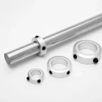 6 30mm Dia Fixed Locking Limit Ring Stop Screw Type Aluminum Alloy Shaft Collar (New)