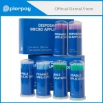PIORPOY 100 Dental Micro Brush Bottle Dental Disposable Micro Brushes Applicators Brush Teeth (New)