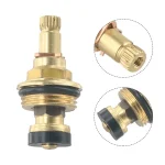 Brass Slow Opening Spool Faucet     Hot And Cold Water Spool    G1 2 Kitchen Sink (New)