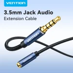 Vention Jack 3.5mm Aux Extension Cable Car Laptop Mini (New)