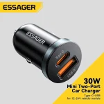 Essager 30W USB Car Charger Quick Charge 4 3 FCP (New)