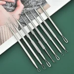 Dual Heads Acne Needle Blackhead Blemish Squeeze Pimple Extractor Remover Spot Cleaner Beauty (New)