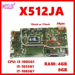 X512JA Mainboard X512J X512JP X512JF S512J A512J K512J F512J V5000J Laptop Motherboard I3 (New)