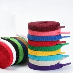 1 Pair Flat Shoelaces Classic Shoe Laces Fit Fashion Solid Sports Shoelace Casual (New)
