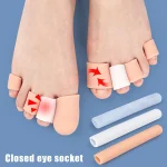 1 Gel Toe Separator Finger Protector Silicone Toe Cushion Tubes Sleeves For Bunion (New)