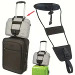 Travel Tied Black Durable Nylon Cargo Tie Down Luggage Lash Belt Strap With (New)