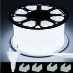 COB LED Strip 220V Switch Dimmable Power EU Plug 288LEDs m 3000k 6000k RA90 Outdoor (New)
