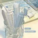 4 large capacity double sided dispensing pens, seamless adhesive, suitable for scrapbooks and DIY office (New)