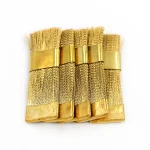 Nail Art 1 Nail Drill Bits Cleaning Brush Copper Wire Brushes For Electric (New)