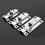 1 Stainless Steel Double ended Door Bolts Sliding Lock Barrel Bolt Latch Safety Hardware (New)