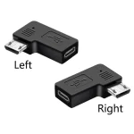 90 angle Type C Female To Micro B Micro male USB Charger Data otg cable (New)