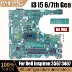 Dell Inspiron 3567 3467 Laptop Mainboard 15341-1 I3 I5 (New)