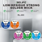 RELIFE RL-20C High-efficiency Solder Wick Powerful Solder Absorption Suitable for (New)