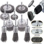 Wire Brush Wheel Cup Brush Set 10 Pack,Wire Brush for Drill 46026 Inch (New)