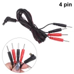 1 2.35mm Electrotherapy Electrode Lead Electric Shock Wires Cable For Massager Connection (New)