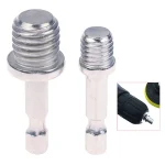 1 10 14mm 46026 Hexagon Connecting Rod Adapter Drill Chuck M10 M14 Polishing (New)