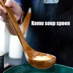 Wholesale Premium Kemu Big Nanmu Spoons Ultra Practical for Home Cooking Long (New)
