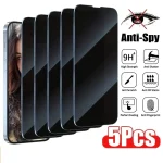 1 5 Privacy Screen Protector for iPhone 17 14 13 12 11 15 Pro (New)