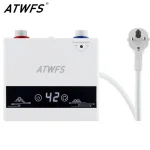 Instant Water Heater 220V 4600W Portable Electric Heaters for Bathroom Kitchen Hot Water (New)