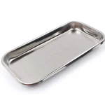 1 Stainless Steel Cosmetic Storage Tray Tattoo Equipment Tray Doctor Surgery Dental Tray (New)