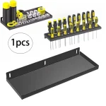 Utility Tool Holder Wall Mount Sturdy Metal Storage Shelf Storage Tray for Wrench, (New)