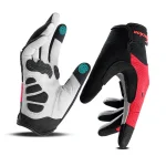 Reflection Cycling Gloves Touch Screen Anti slip Shockproof Pad MTB Bike Gloves Sport Fitness (New)