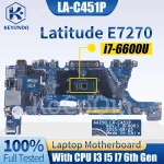 Dell Latitude E7270 7270 Notebook Mainboard LA-C451P 0T0V7J 0H7Y7K (New)
