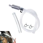 Clear Oil Extraction Pipe Rubber Brake Bleeder Kit One Way Check Valves Quick Connect Brake (New)