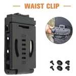 Tactical Belt Clips Universal Utility Belt Clip Outdoor Loops Camping Knife Blade Lock (New)